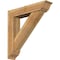Ekena Millwork Traditional Traditional Rough Sawn Bracket w/ Offset Brace, Western Red Cedar, 8"W x 38"D x 38"H BKT0806X38X38TRA01RWR - alternate 1